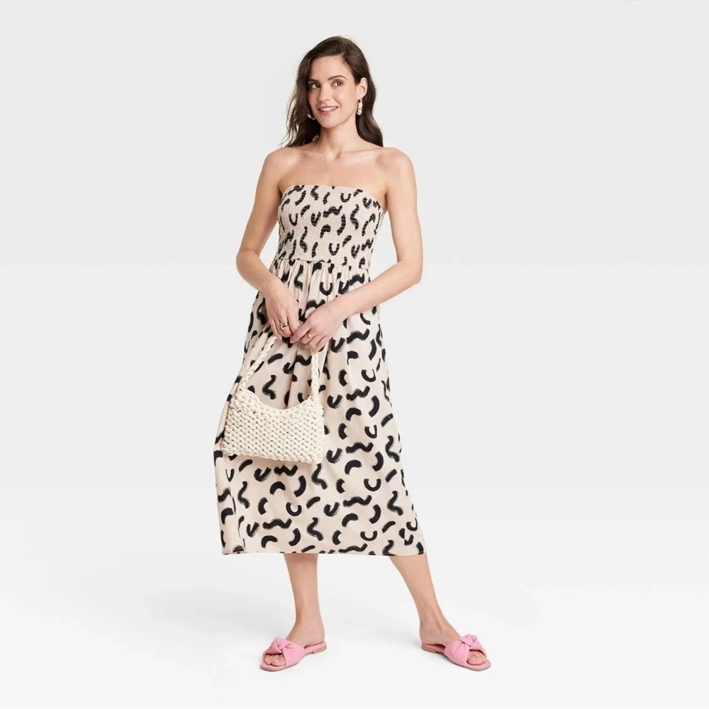 A New Day Smocked Strapless Tube Dress - Picture 4 of 5